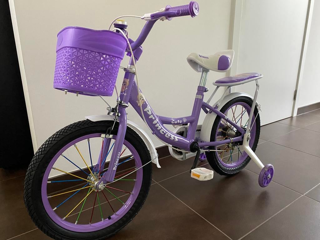 Nieuwe ongebruikte Meisjesfiets 16" princess editie, Fietsen en Brommers, Ophalen, Nieuw, 16 tot 20 inch, Zijwieltjes