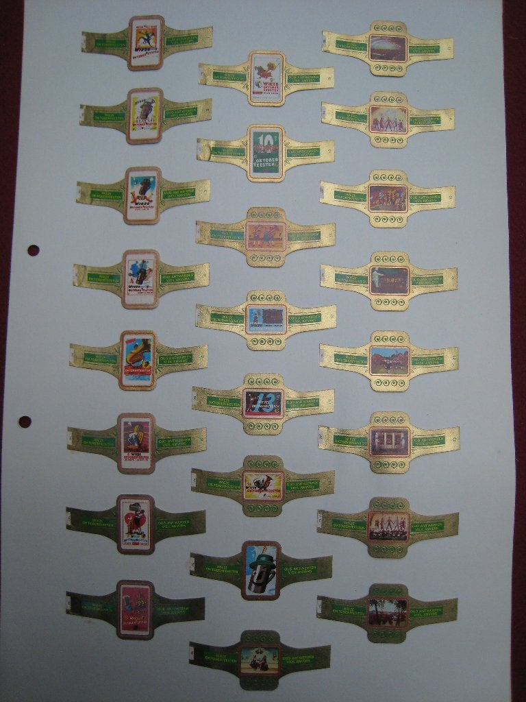 Wieze Oktoberfeesten Sigarenbadjes vol reeks x 24, Verzamelen, Verzenden, Zo goed als nieuw, Overige typen