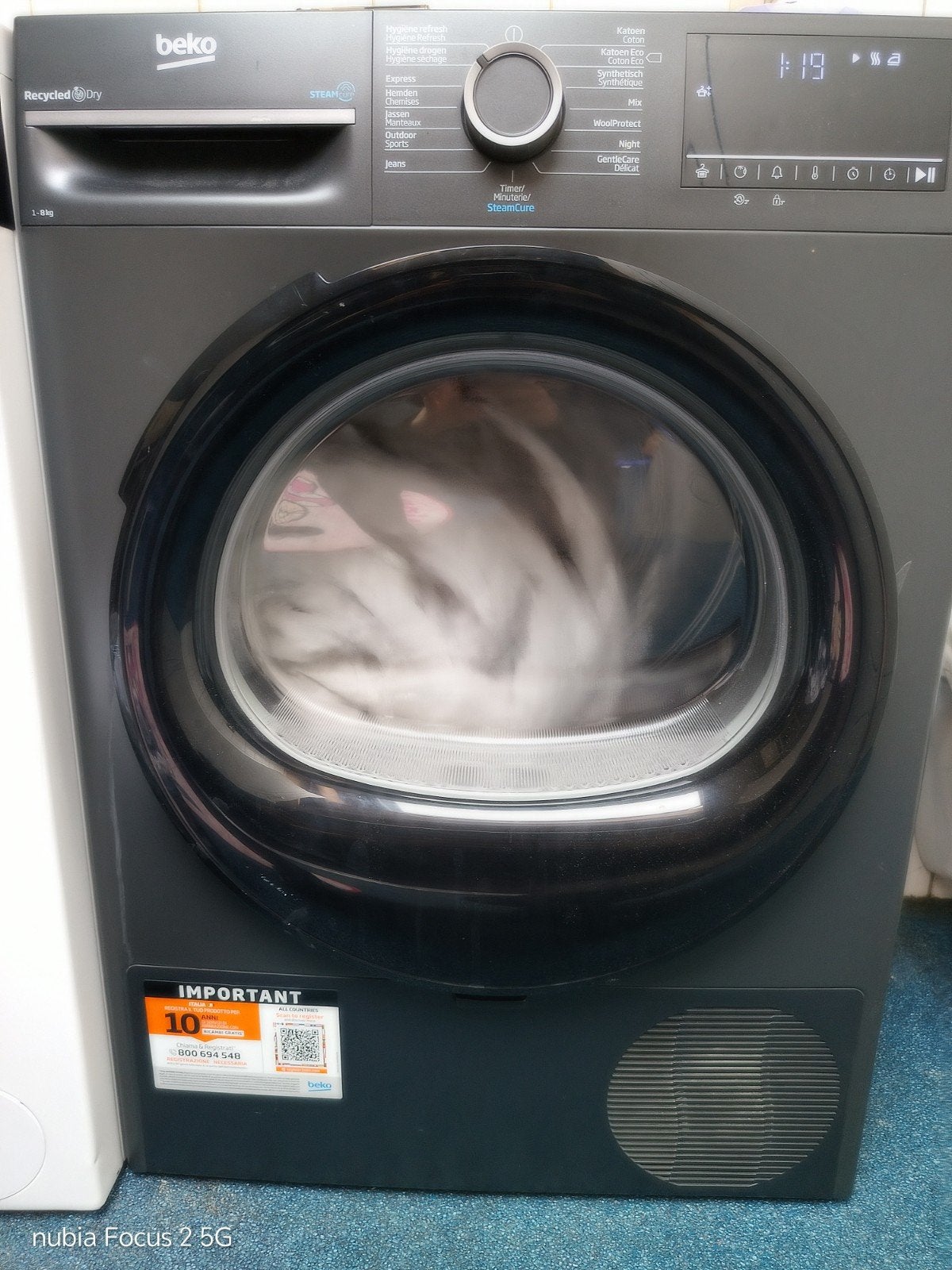 Beko Droogkast, Enlèvement, Utilisé