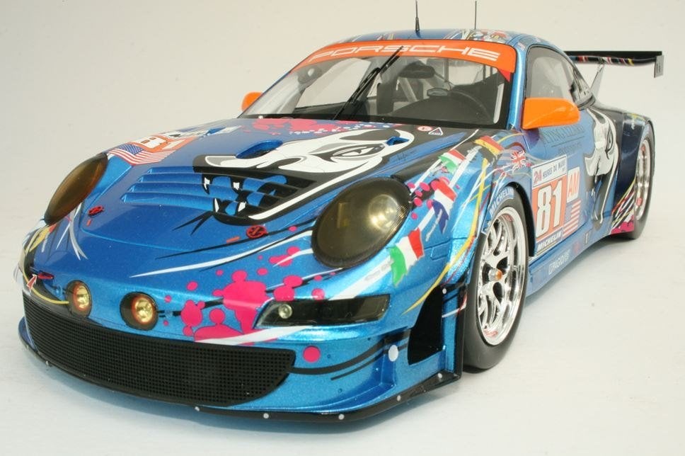 Spark 1/18 Porsche 997 GT3 RSR - Le Mans 2011, Hobby en Vrije tijd, Modelauto's | 1:18, Ophalen of Verzenden, Nieuw, Auto, Overige merken