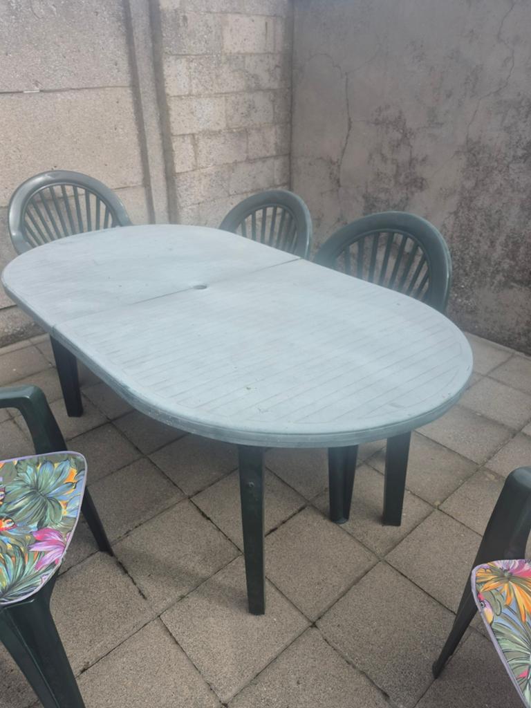 Table de jardin, Enlèvement