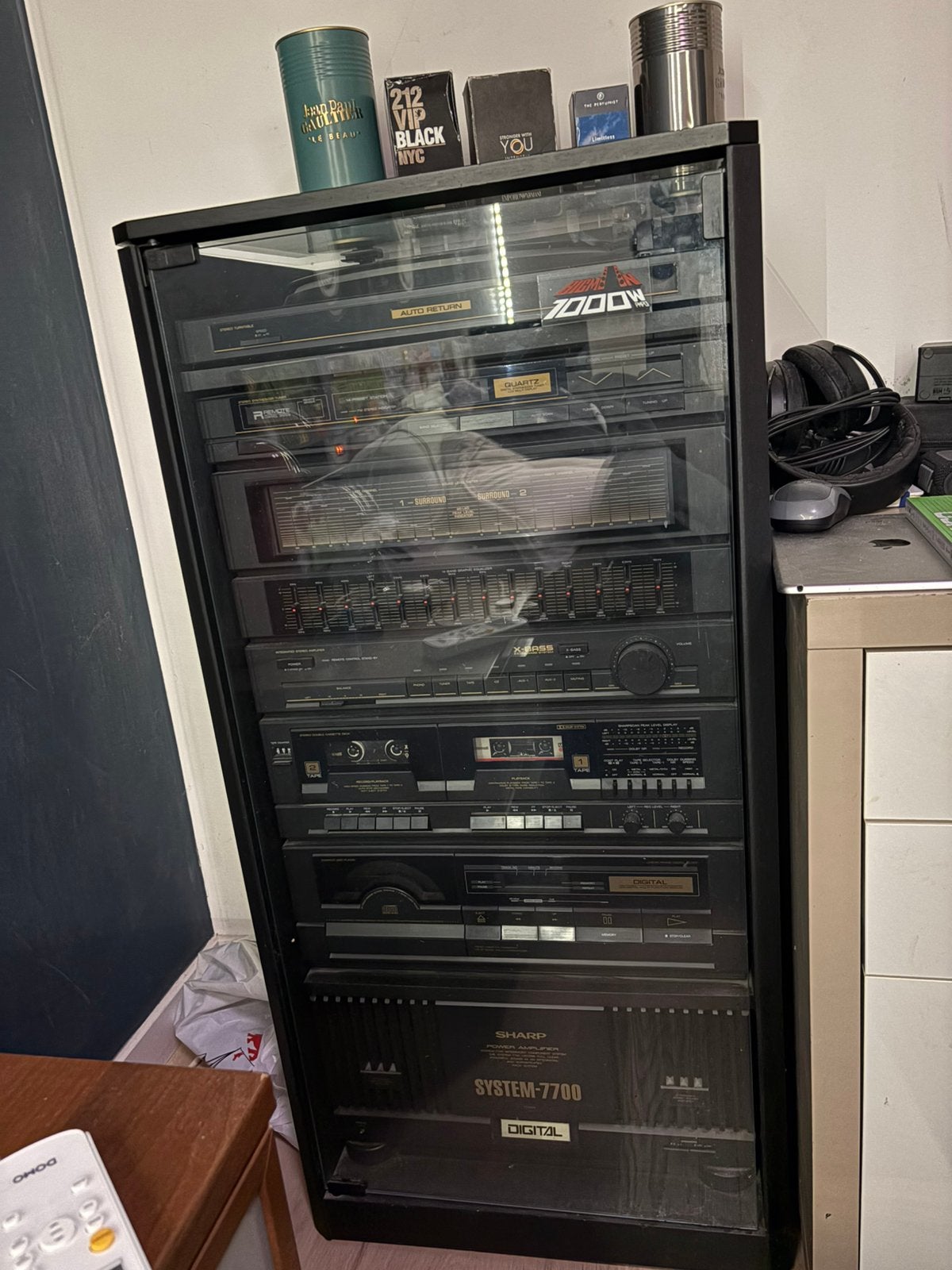 Sharp System-7700, Audio, Tv en Foto, Overige Audio, Tv en Foto, Ophalen, Gebruikt