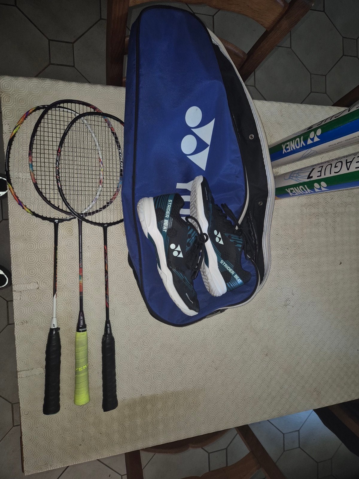 kit de badminton (débutant,avancé), Ophalen, Gebruikt, Racket(s)