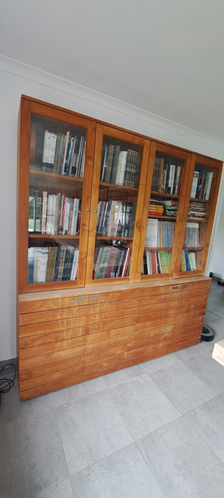 Teak houten kast, Ophalen