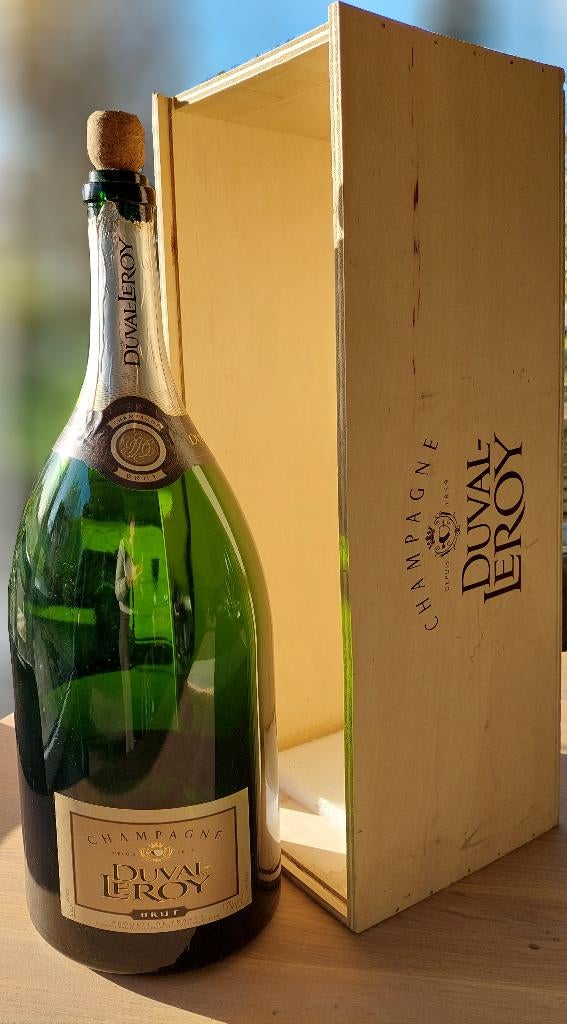 Champagneflessen Duval-Leroy - 9l, Ophalen, Gebruikt, Frankrijk, Champagne
