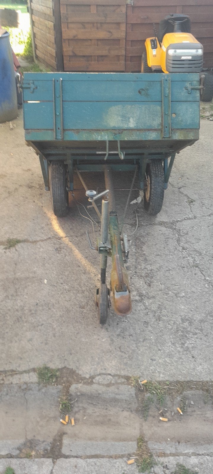 Remorque pour tracteur tondeuse ou quad, Jardin & Terrasse, Enlèvement
