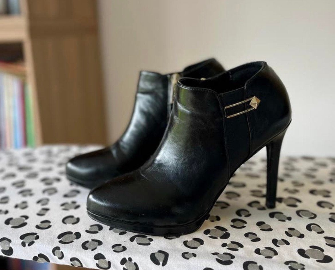 Bottines hauts talons Gaudi pointure 39, Enlèvement ou Envoi, Noir