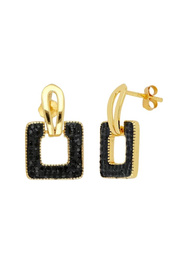 Nieuwe Sterling Zilveren/ gold plated Oorbellen te koop, Hangers, Verzenden, Nieuw, Goud