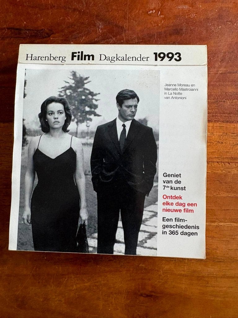 Calendrier vintage film Harenberg 1993 — Histoire cinéma, Enlèvement ou Envoi, Comme neuf, Film, Affiche