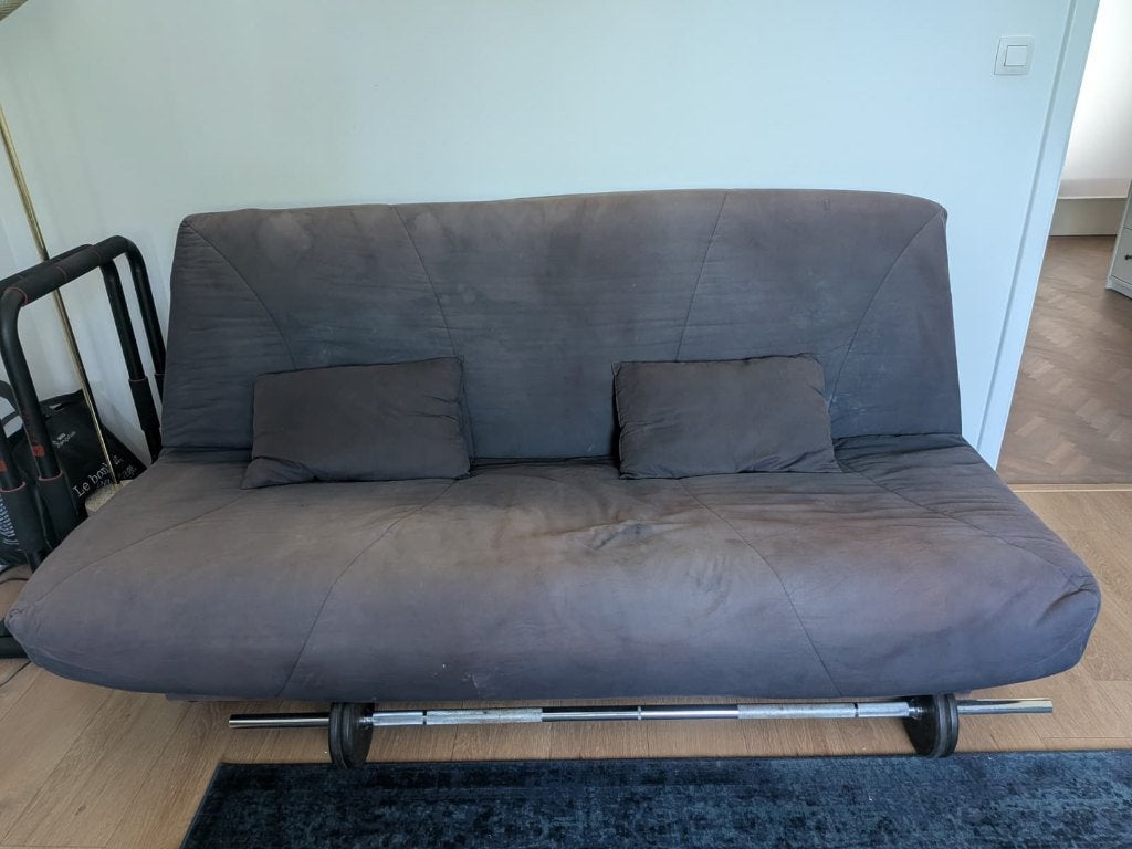 Slaapzetel, Ophalen, Gebruikt, 190 cm of minder, Twijfelaar