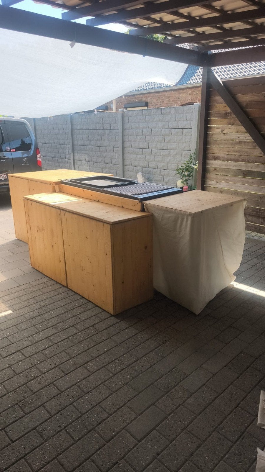 compacte foot / drank bar truck, Ophalen