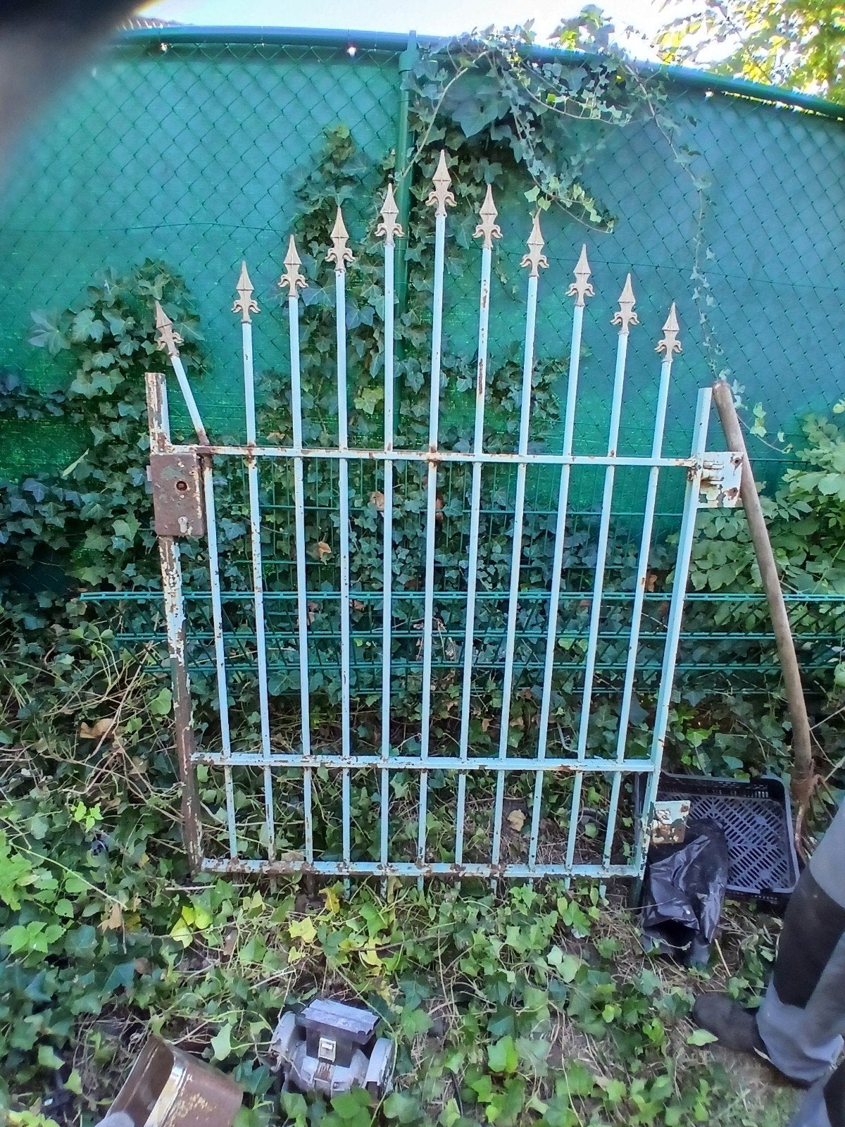 Ijzeren poort.116 br 170 hoogste punt 132, Ophalen, Gebruikt, Tuinhek, Overige materialen