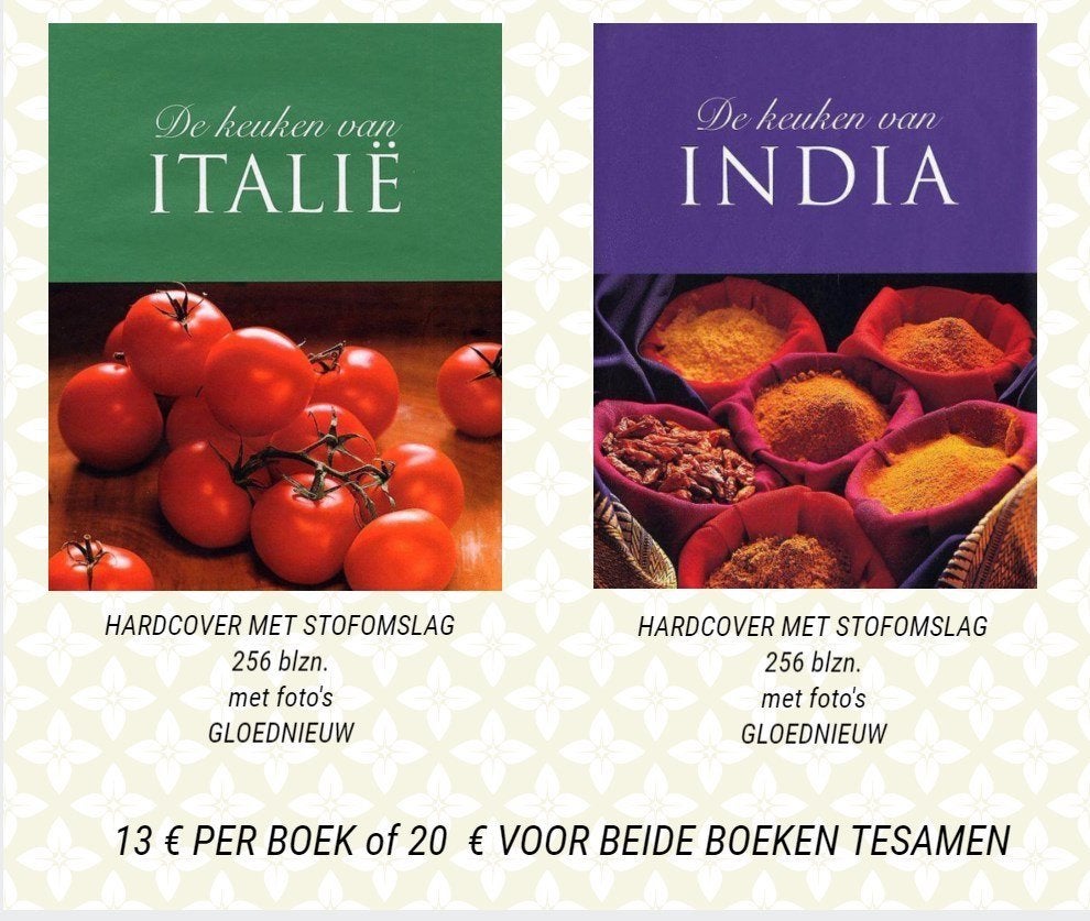 DE KEUKEN VAN ITALIE & INDIA, Boeken, Ophalen of Verzenden, Nieuw