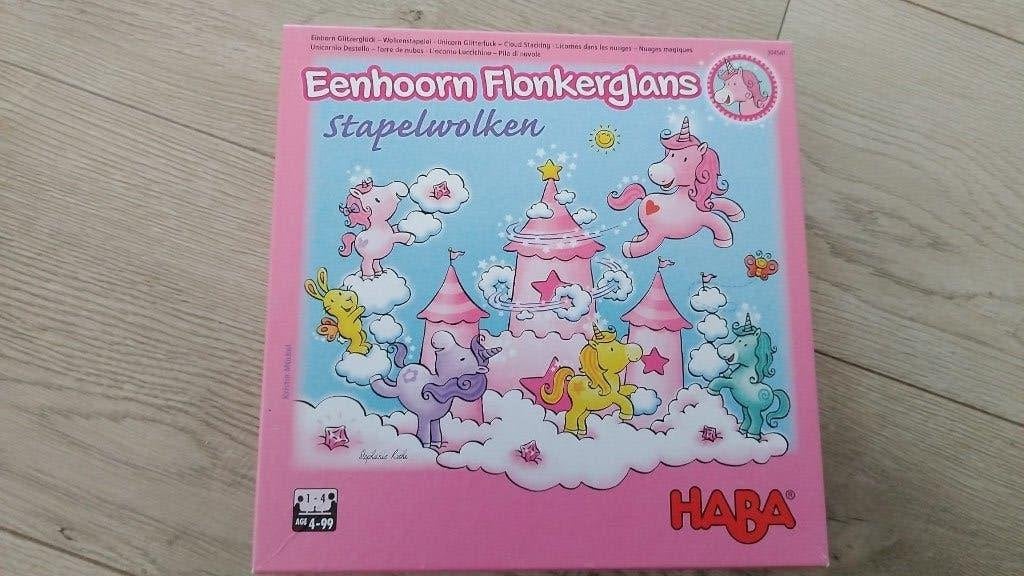 Eenhoorn Flonkerglans Stapelwolken, Een of twee spelers, Ophalen of Verzenden, Gebruikt, Haba