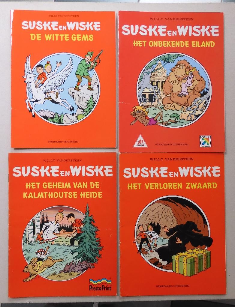 Suske en Wiske reclame albums - Studio Vandersteen @ 1 euro, Gelezen, Willy Vandersteen, Ophalen of Verzenden, Meerdere stripboeken