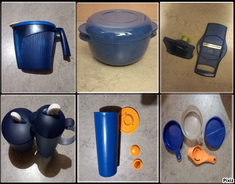 Cuiseurs,mandoline,Pot à sucre & à lait,Gobelet ,tasse Tuppe, Maison & Meubles, Cuisine| Tupperware, Enlèvement, Neuf, Bleu