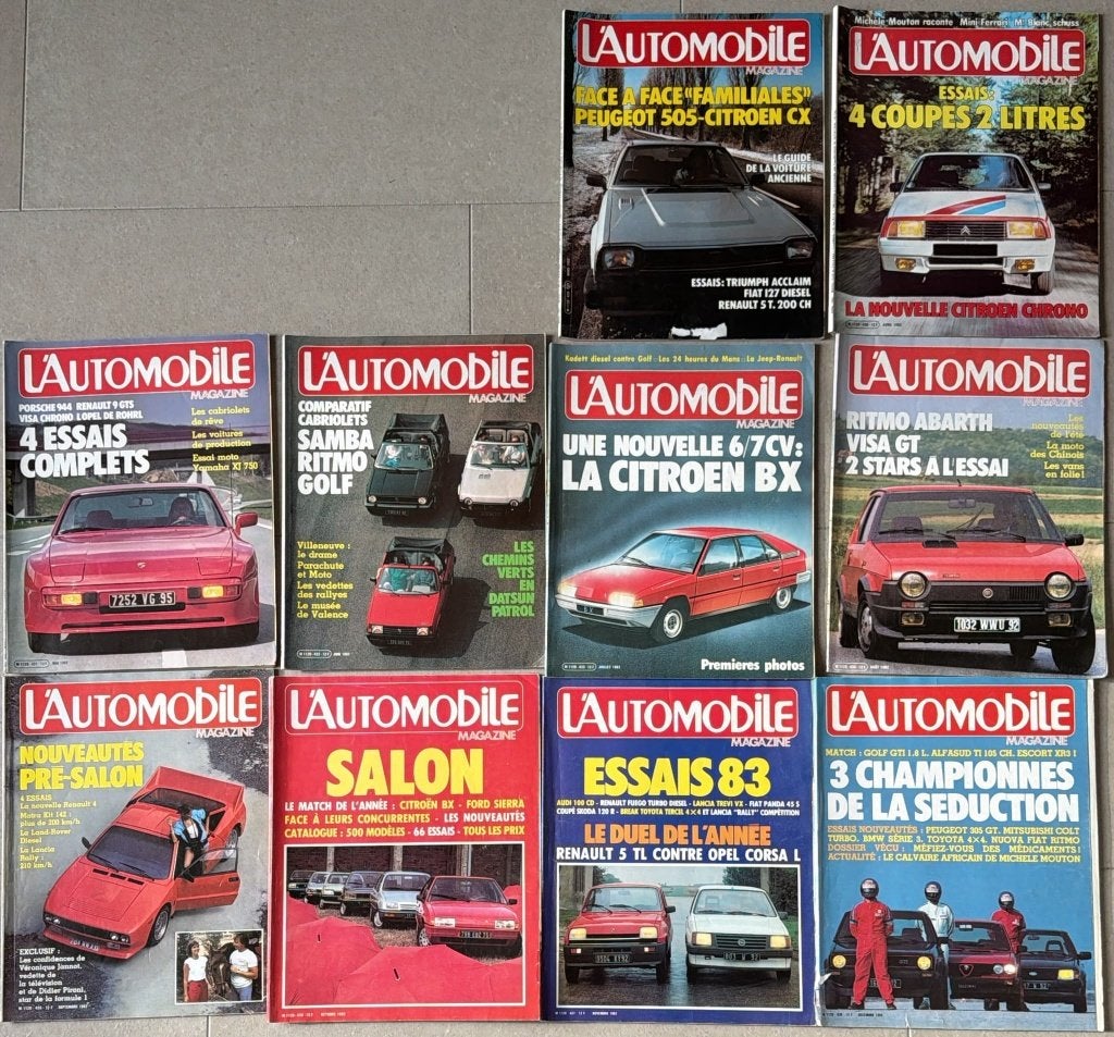 L'Automobile Magazine 1982, Gelezen, Algemeen, L'Automobile Magazine, Ophalen of Verzenden