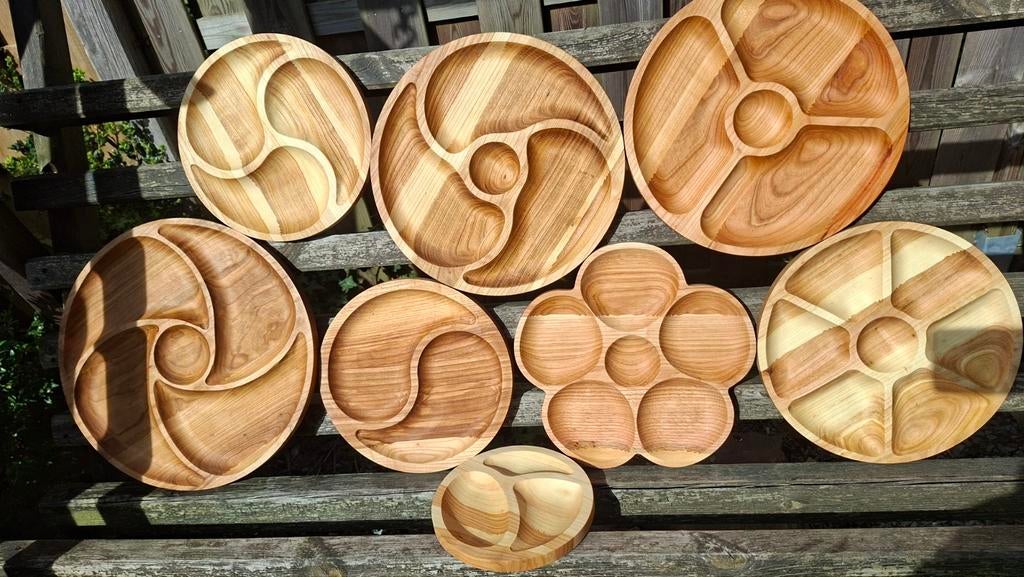 CADEAUTIP  Luxe Houten Aperitiefplank / Serveerschaal — Ha, Ophalen of Verzenden, Hout