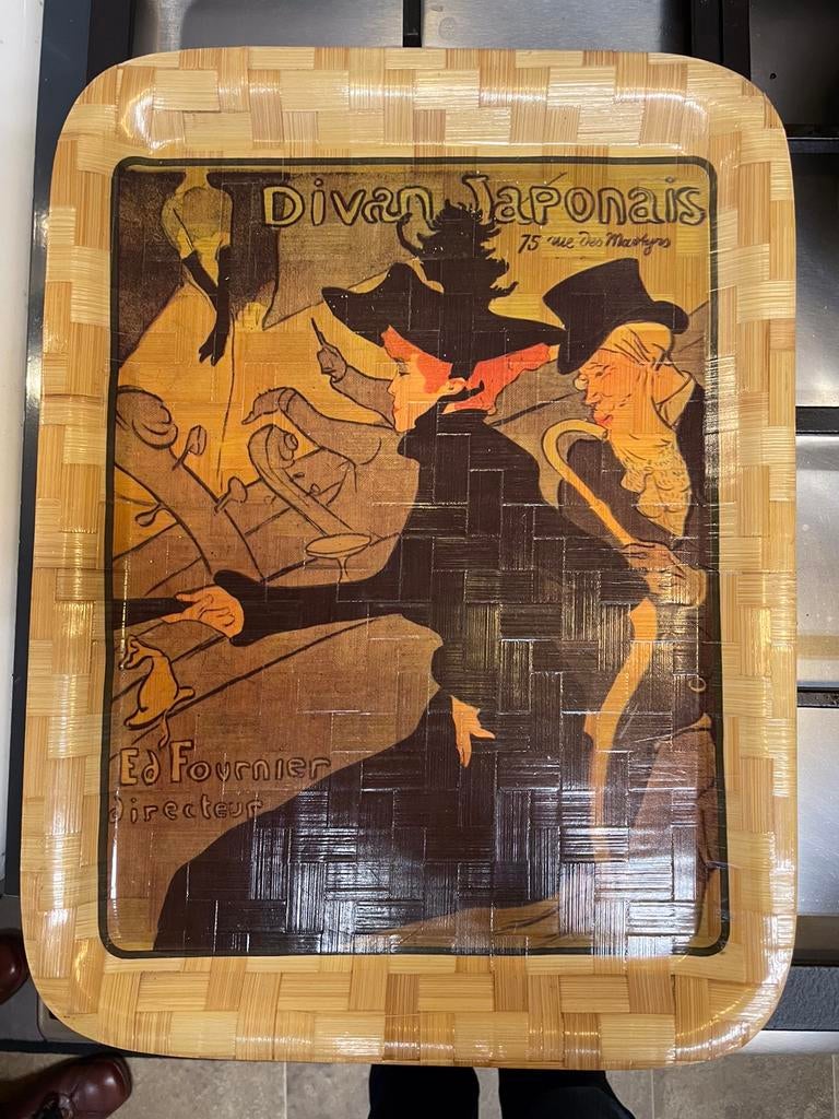 Vintage dienblad Divan Japonais, Ophalen, Zo goed als nieuw
