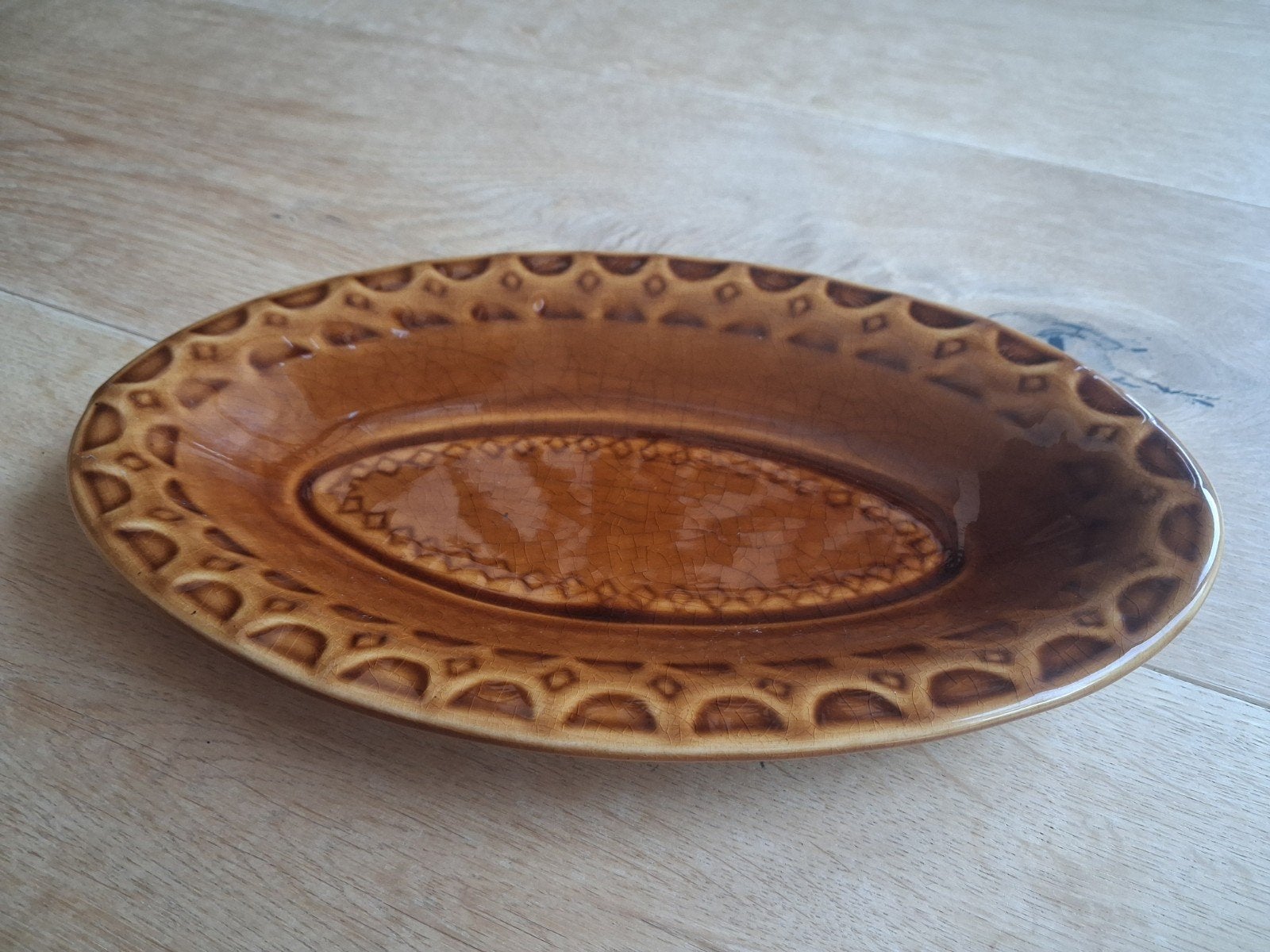 Prachtig Vintage Sarreguemines Schaaltje- made in france, Ophalen of Verzenden