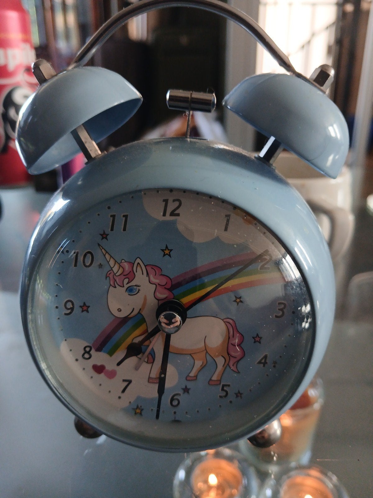 horloge authentique en forme de licorne, Enlèvement ou Envoi, Neuf, Analogique