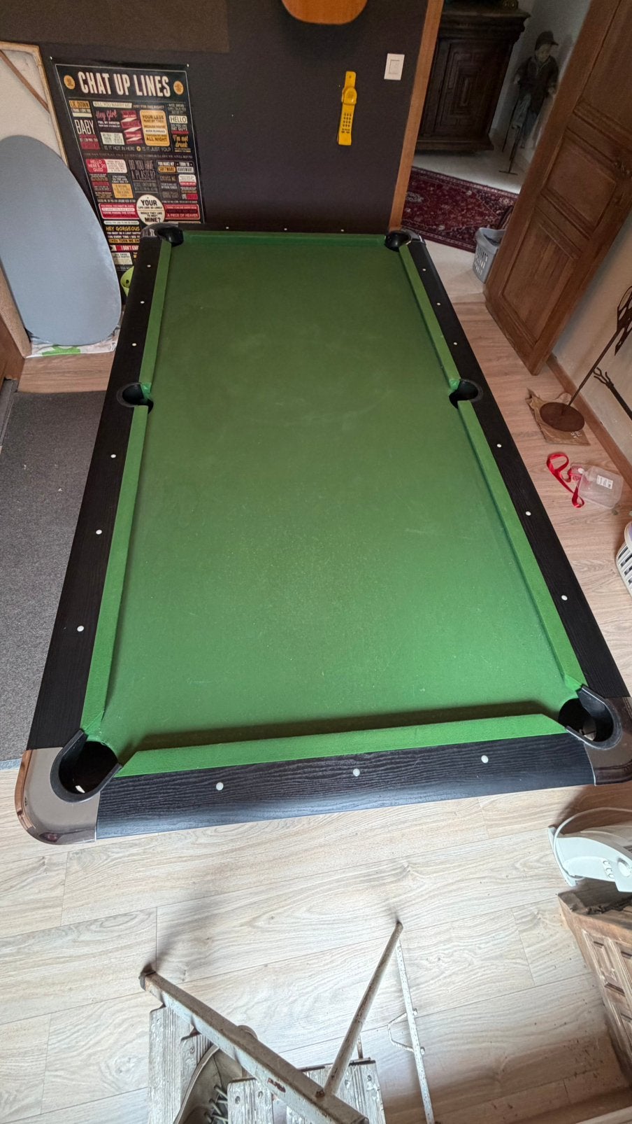 Pooltafel 2,44m op 1,30m (8ft-pooltafel), Ophalen, Gebruikt, Pooltafel