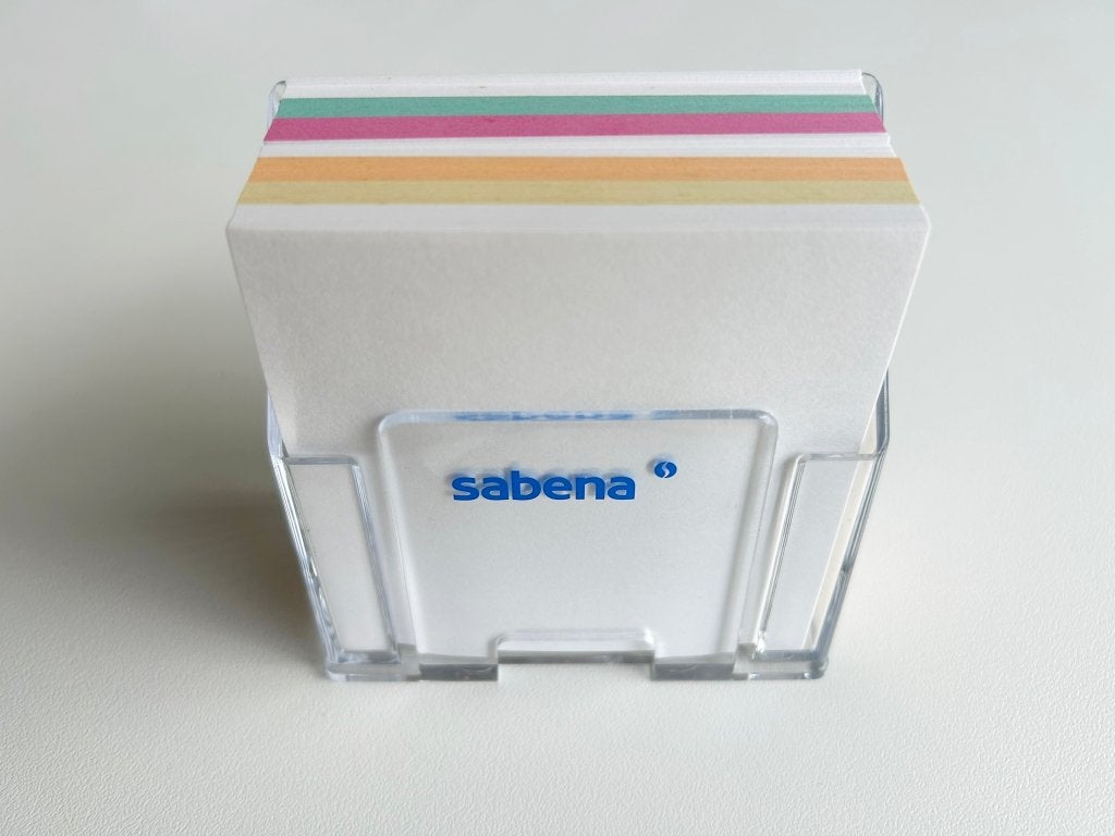 Sabena Blocknote #09 met Plexi Houder – Qualiflyer Colors, Ophalen of Verzenden, Nieuw, Gevuld