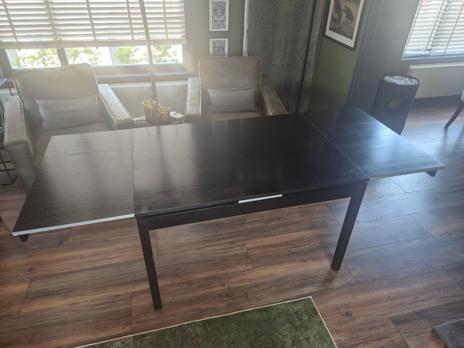 Vintage Pastoe Eetkamerset: Uitschuifbare Tafel & 4 Stoelen, Ophalen