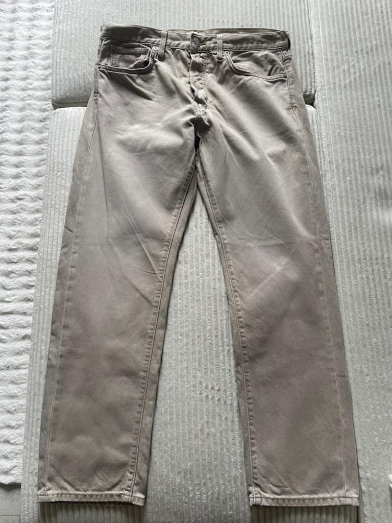 Pantalon jean beige homme, Enlèvement ou Envoi, Comme neuf, Taille 48/50 (M), Beige