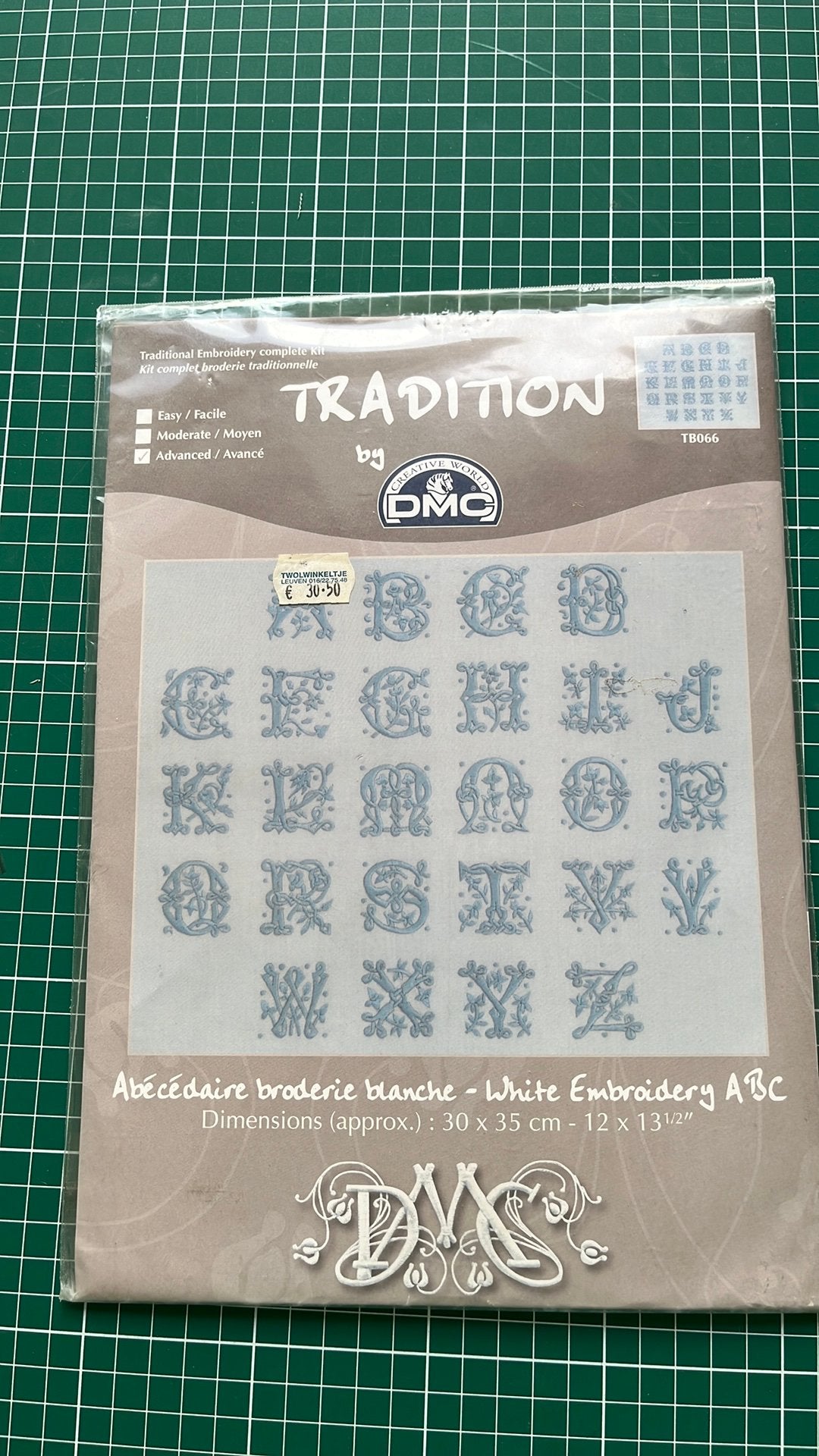 Borduren - alfabet, Hobby & Loisirs créatifs, Enlèvement, Neuf, Broderies à la main, Set à broder