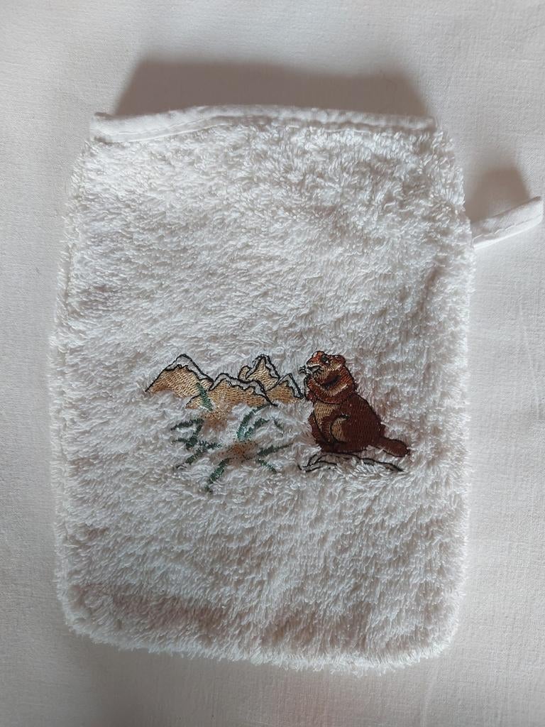 Gant de toilette, Enlèvement ou Envoi, Blanc