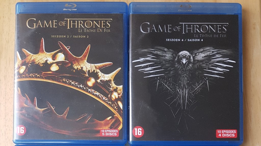 Lot Blu-Ray Game of Thrones (prix par saison), Série, Néerlandais, TV & Séries télévisées, Blu-ray