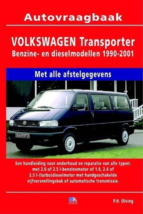 Olving Vraagbaak Volkswagen Vw Transporter Nederlandstalig, Ophalen of Verzenden