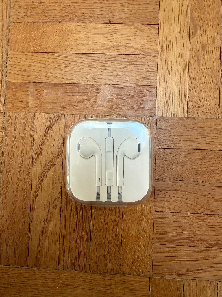 Apple airpods met draad NIEUW!, Neuf, Enlèvement ou Envoi, Apple, Blanc