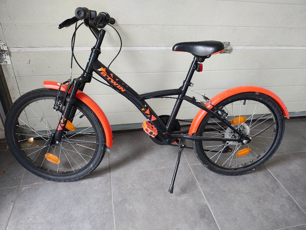 Kinder fiets, Comme neuf, Enlèvement, Btwin Decathlon, Frein à disque