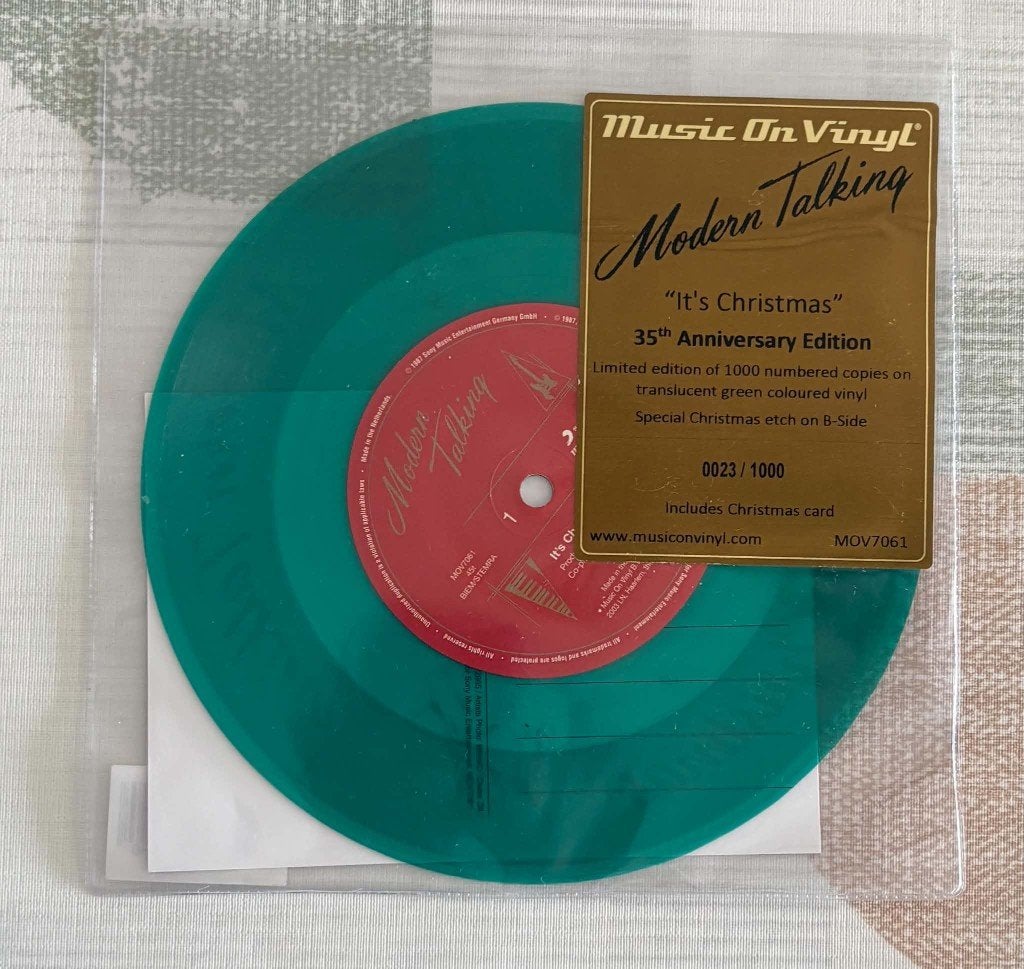 Modern Talking - It's Christmas (Green Vinyl) (SV), Vinyle coloré, Enlèvement ou Envoi, Pop, 7 inch