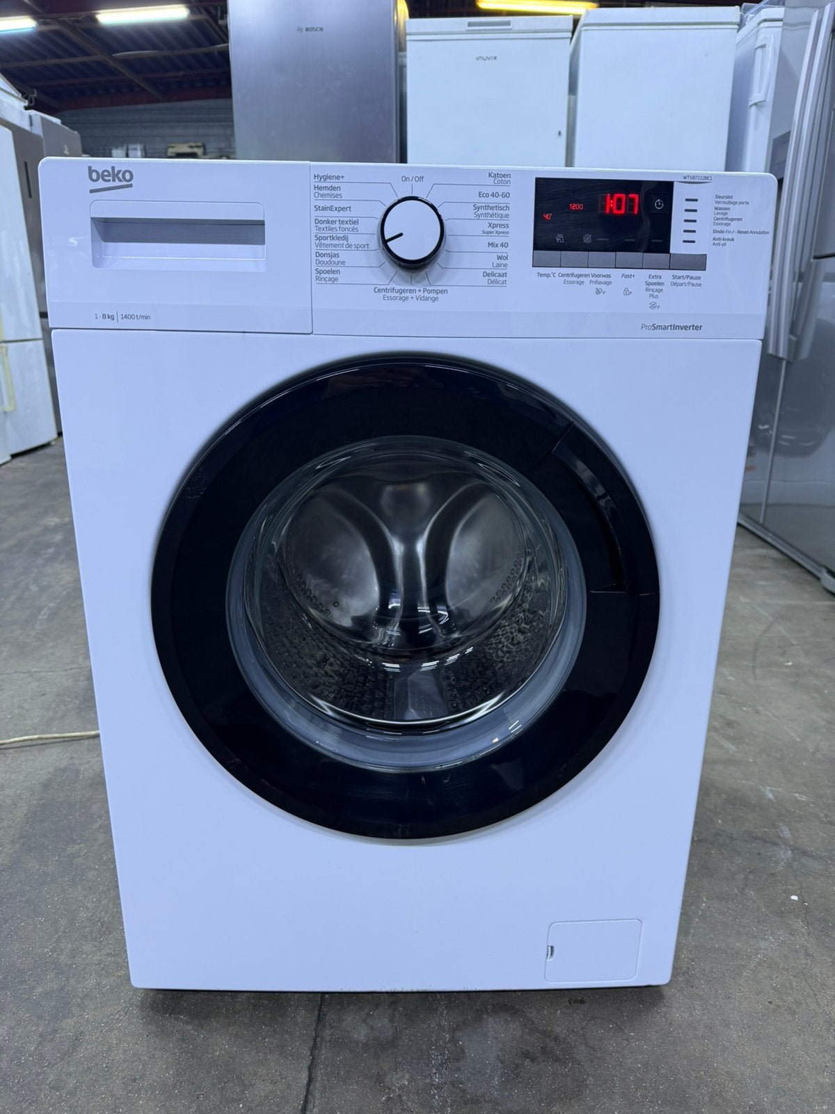 Wasmachine Beko A+++ 8 Kg met GARANTIE, Elektronische apparatuur, Ophalen of Verzenden, Zo goed als nieuw