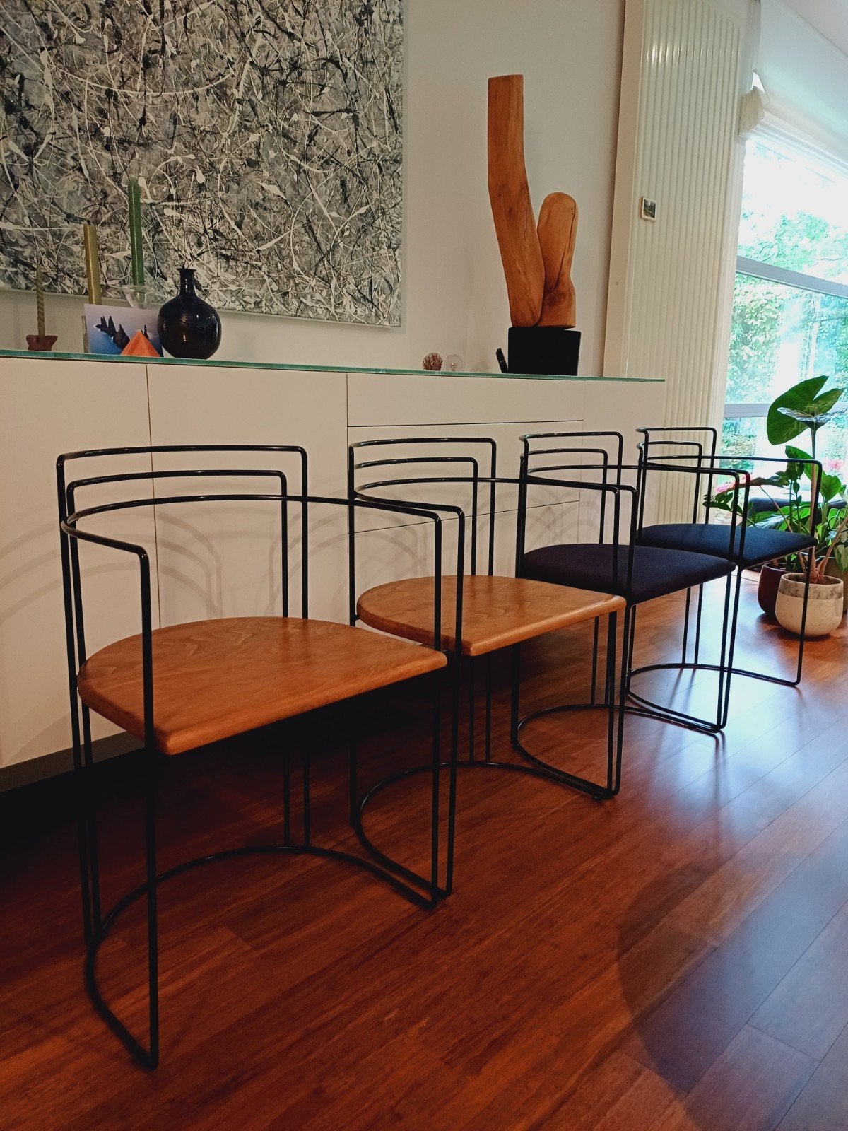 Italiaanse vintage design stoelen, Huis en Inrichting, Ophalen