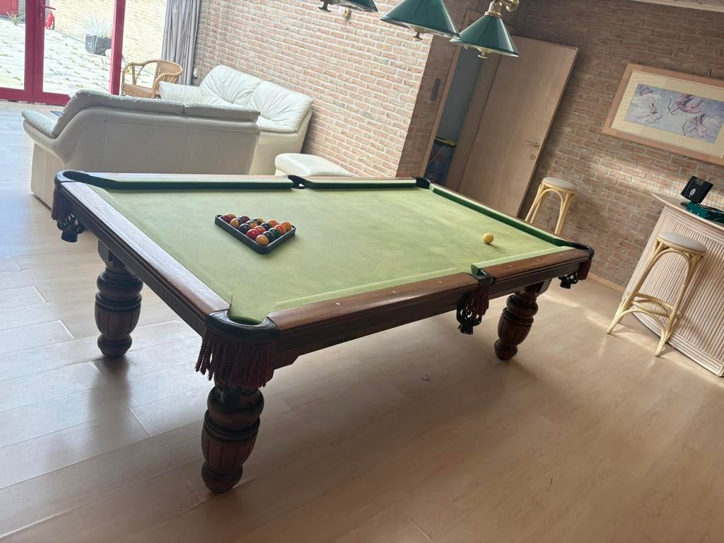 Biljard te koop, laken aan vervanging toe, Ophalen, Zo goed als nieuw
