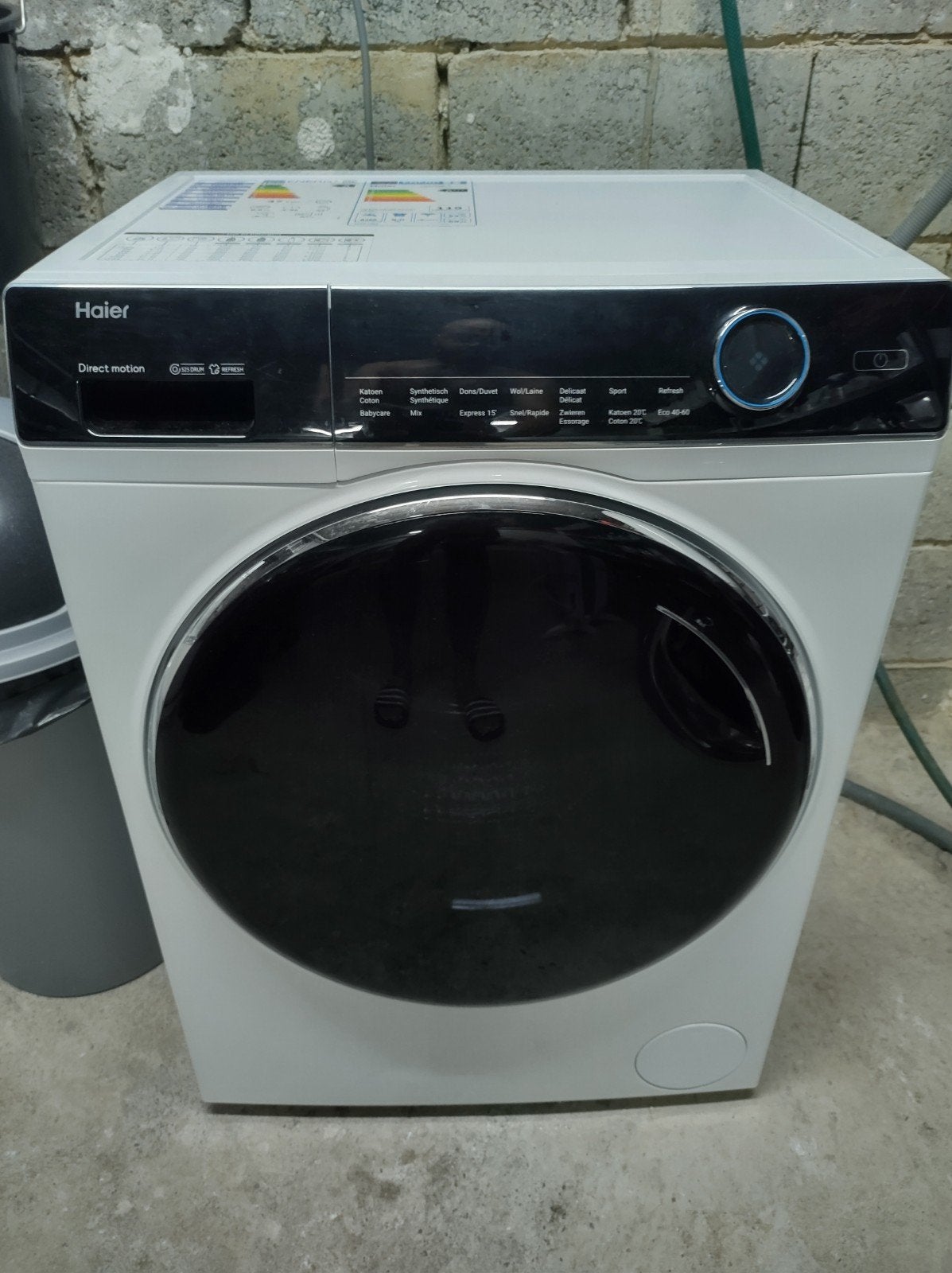 Haier HW80-B14979, 1200 à 1600 tours, 85 à 90 cm, Comme neuf, Enlèvement