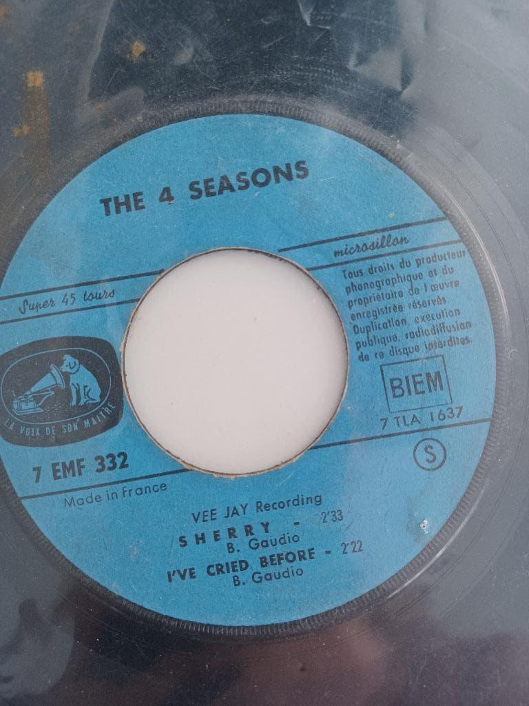 Oldie 45: The 4 Seasons – Sherry, Gebruikt, 7 inch, Ophalen of Verzenden, EP
