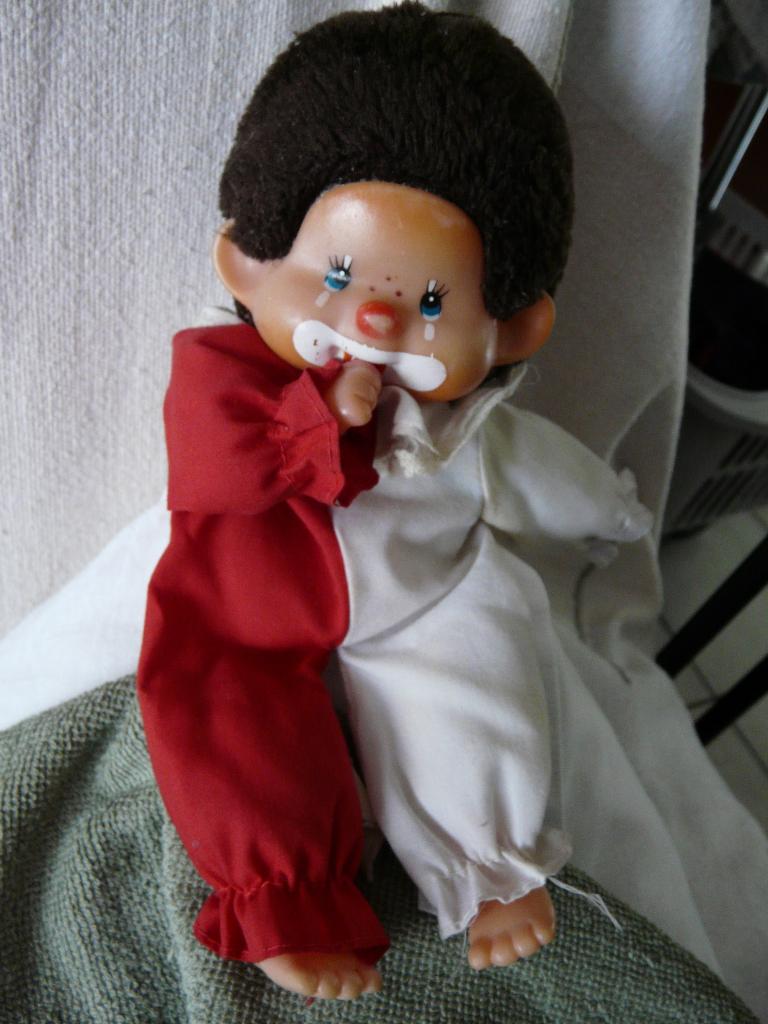 Vintage Mon Chichi clowntje, Verzamelen, Ophalen, Gebruikt, Overige typen