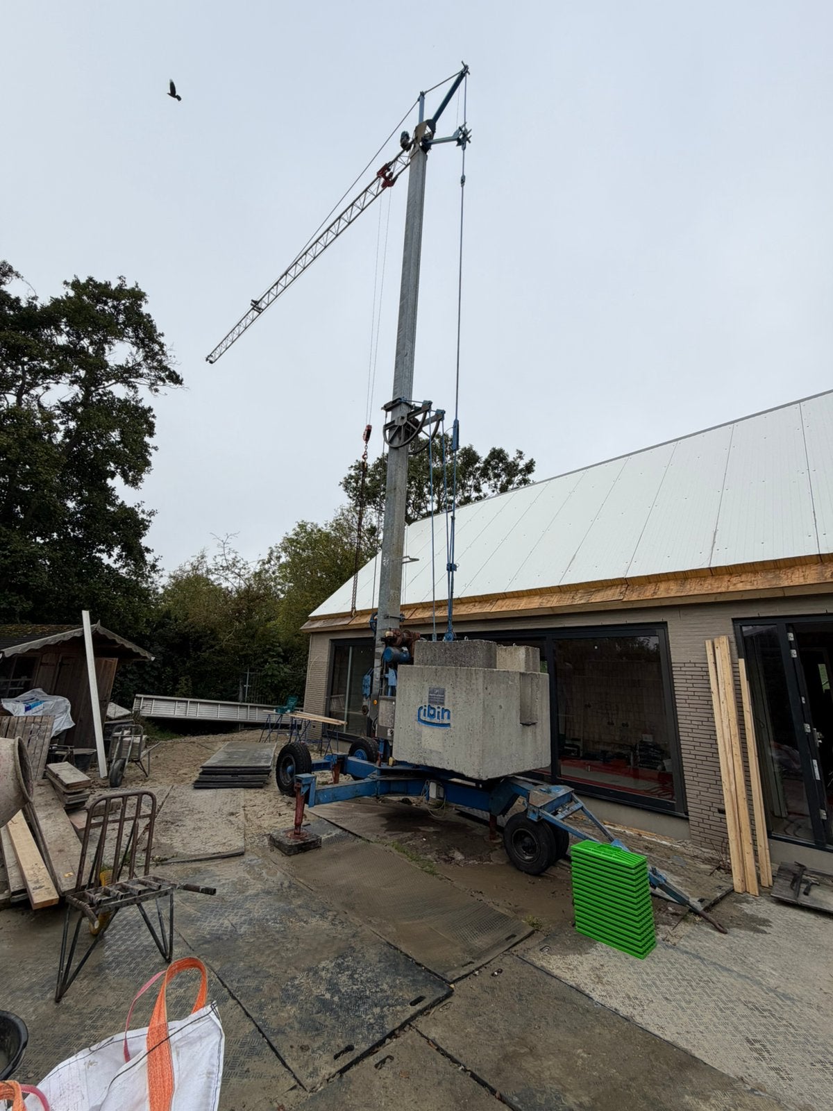Grue de construction Cibin - 230 V, Enlèvement
