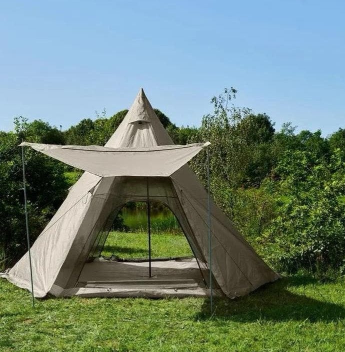 Tipi tent nieuw in doos camping kampeer, Verzenden, Nieuw, Meer dan 6