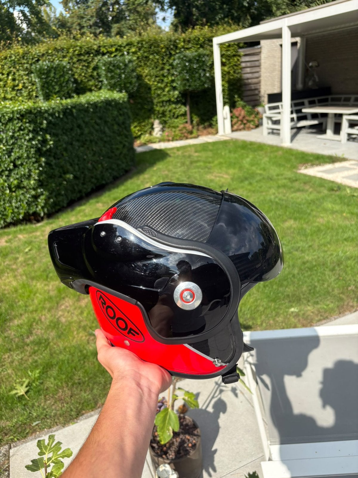 Roof boxer RO9 carbon Red, Maat L, Ophalen of Verzenden, Nieuw, Large