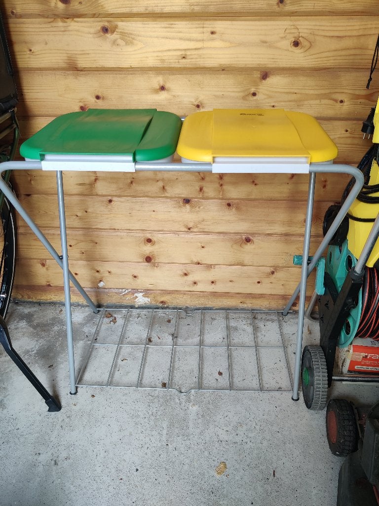 Dubbele vuilniszakhouder - NIEUW, 40 liter of meer, Ophalen, Nieuw, Metaal