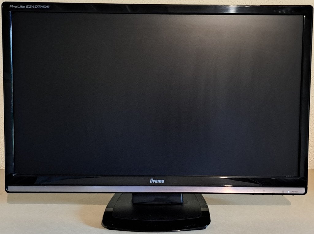 Ilyama ProLite E2407HDS, 24 inch Monitor, 1 à 2 ms, Utilisé, DVI, Full HD