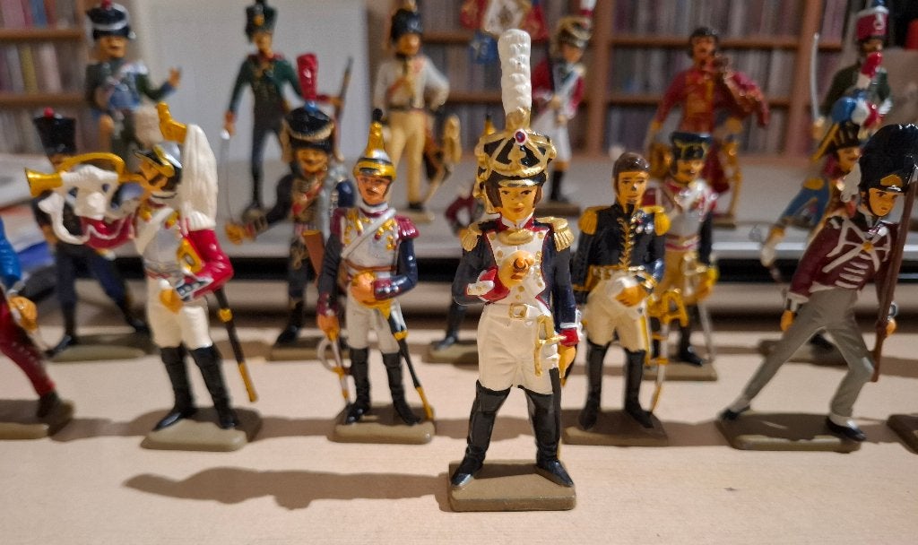 21 metalen Napoleon soldaatjes, Enlèvement ou Envoi, Comme neuf