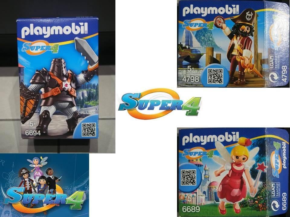 Playmobil Super 4 (3sets), Ophalen, Zo goed als nieuw