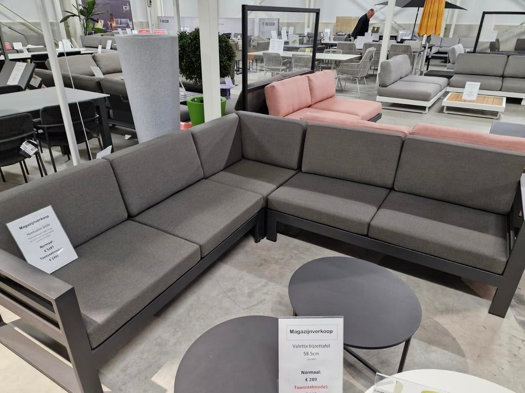 Tuinset hoeksalon Sion - superdeal - NIEUW, Tuin en Terras, Ophalen